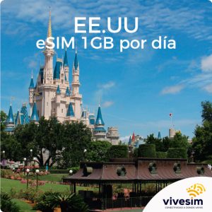 EE.UU - eSIM - 1GB por día