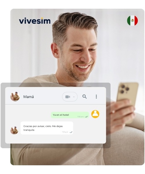 datos móviles para viajar a Mexico
